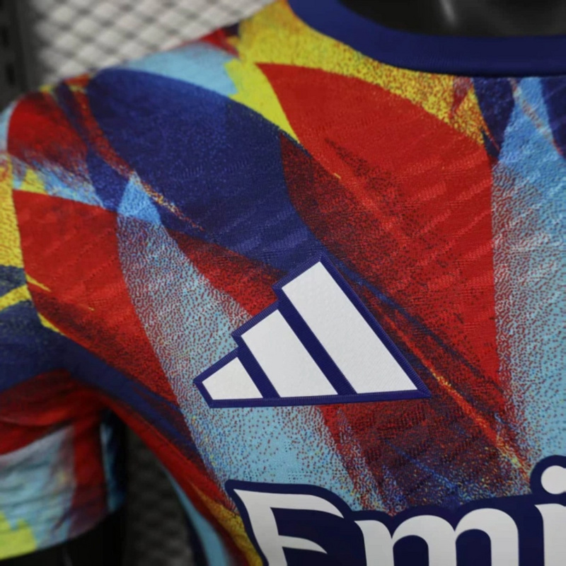 2025/26 Arsenal Colorful pre-match training jersey Player Version