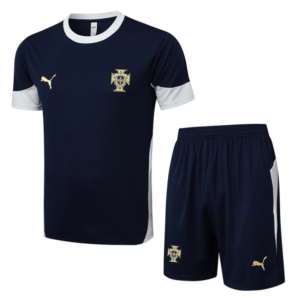 24/25 Portugal Royal blue Training Set Shirt and Shorts
