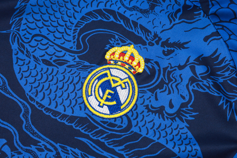 24/25 Real Madrid Royal blue Training Set Shirt and Shorts