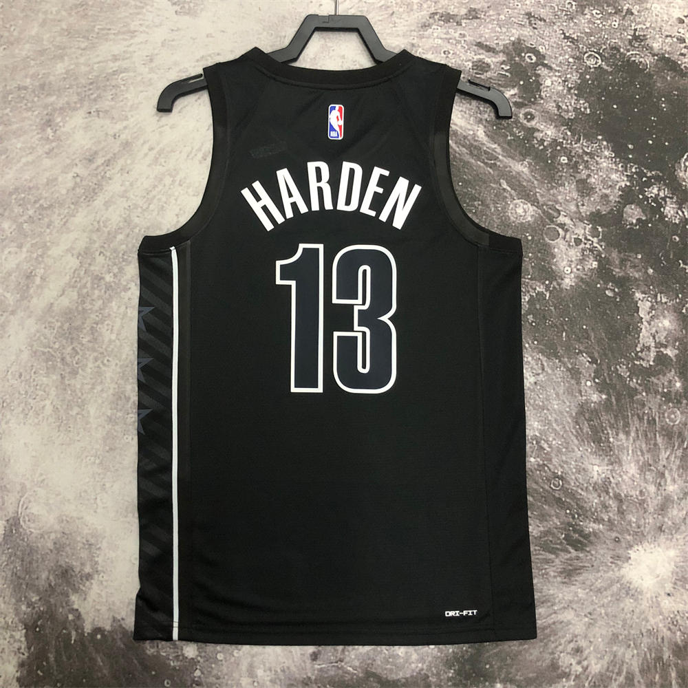 NBA Brooklyn Nets V-Neck Black Jersey IRVING#11 S-XXL