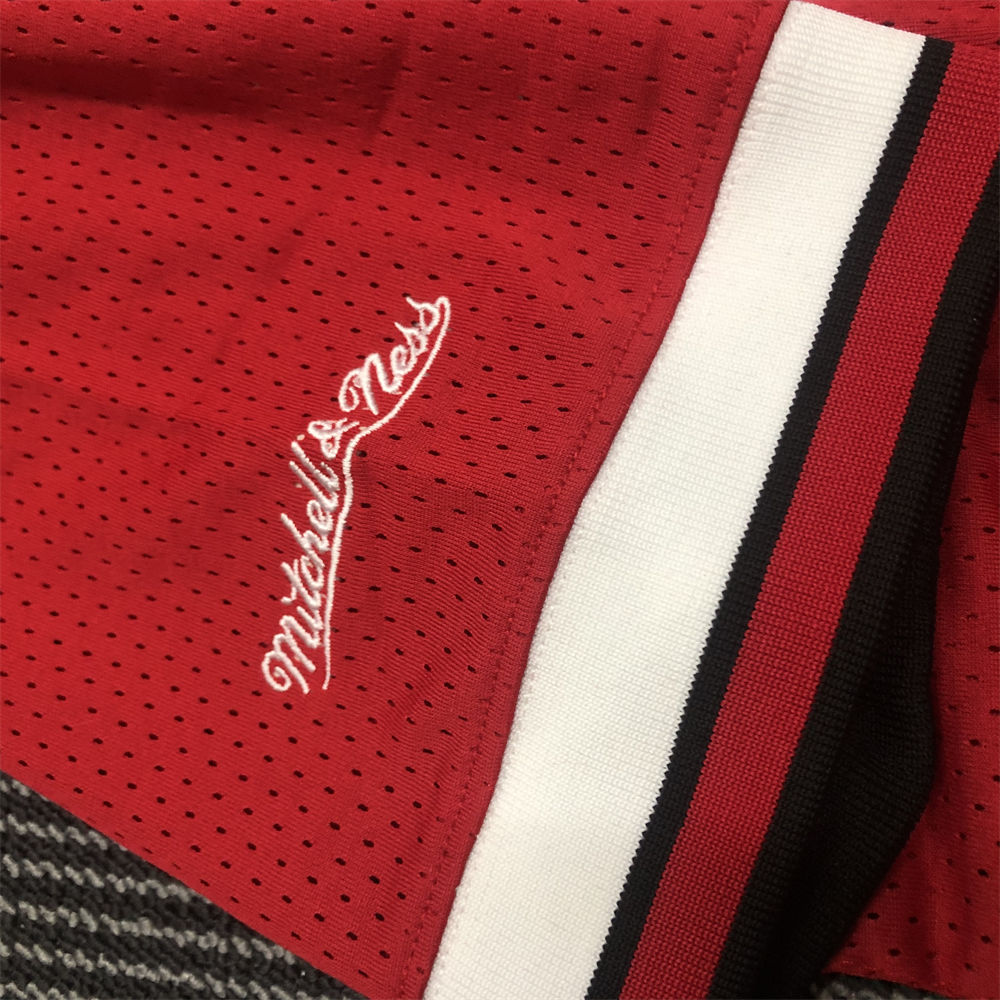 NBA Chicago Bulls Mitchellness Red Jersey PIPPEN#33 S-XXL