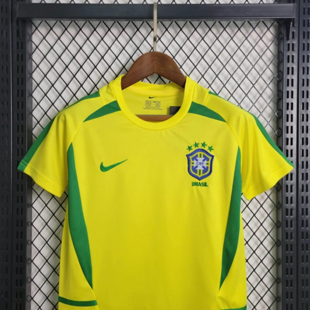 Retro 2006 Brazil home jersey Kid Kits Size 16-28