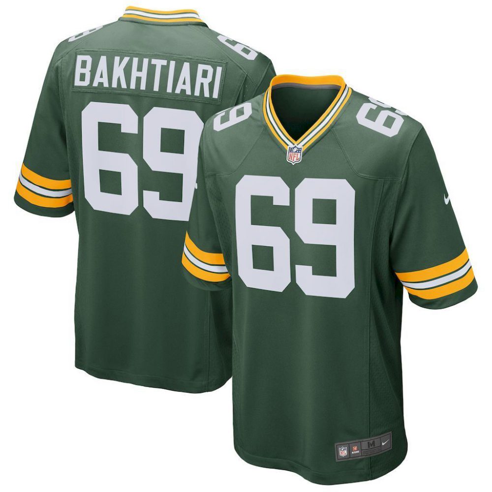 NFL Green Bay Packers Jeysey BAKHTIARI #69