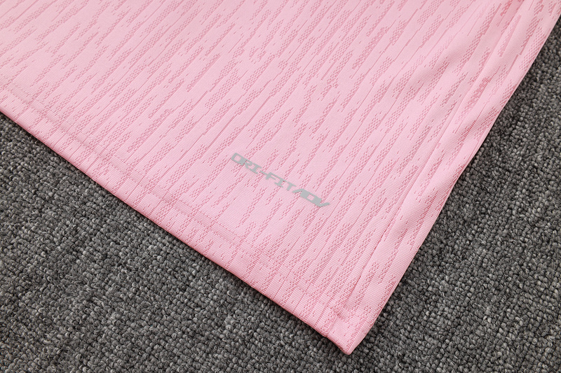 24/25 Paris Pink Long-sleeved half-pull training kit Football team kit
