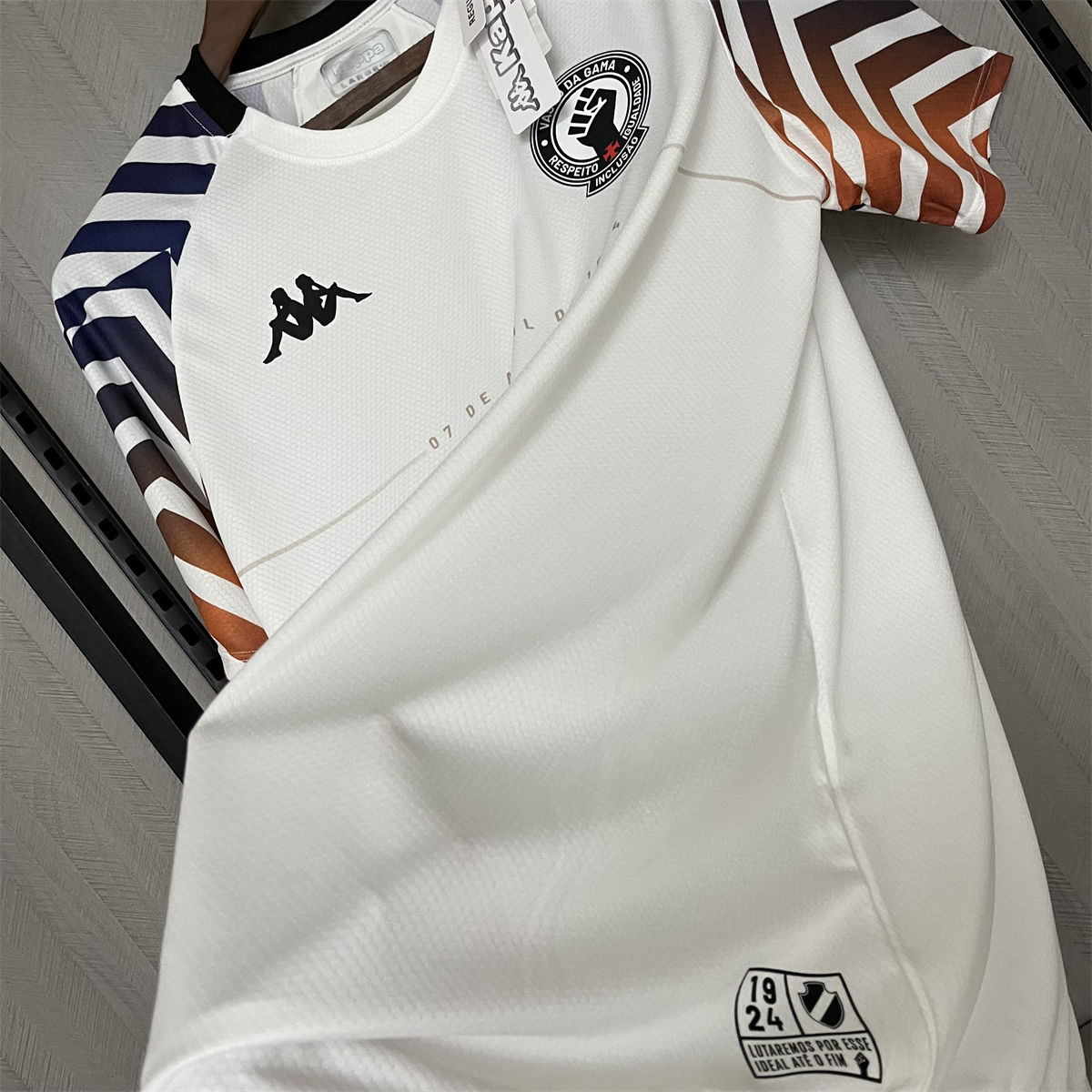 2024/25 Vasco Da Gama Kappa Warm-up White jersey Fan Version