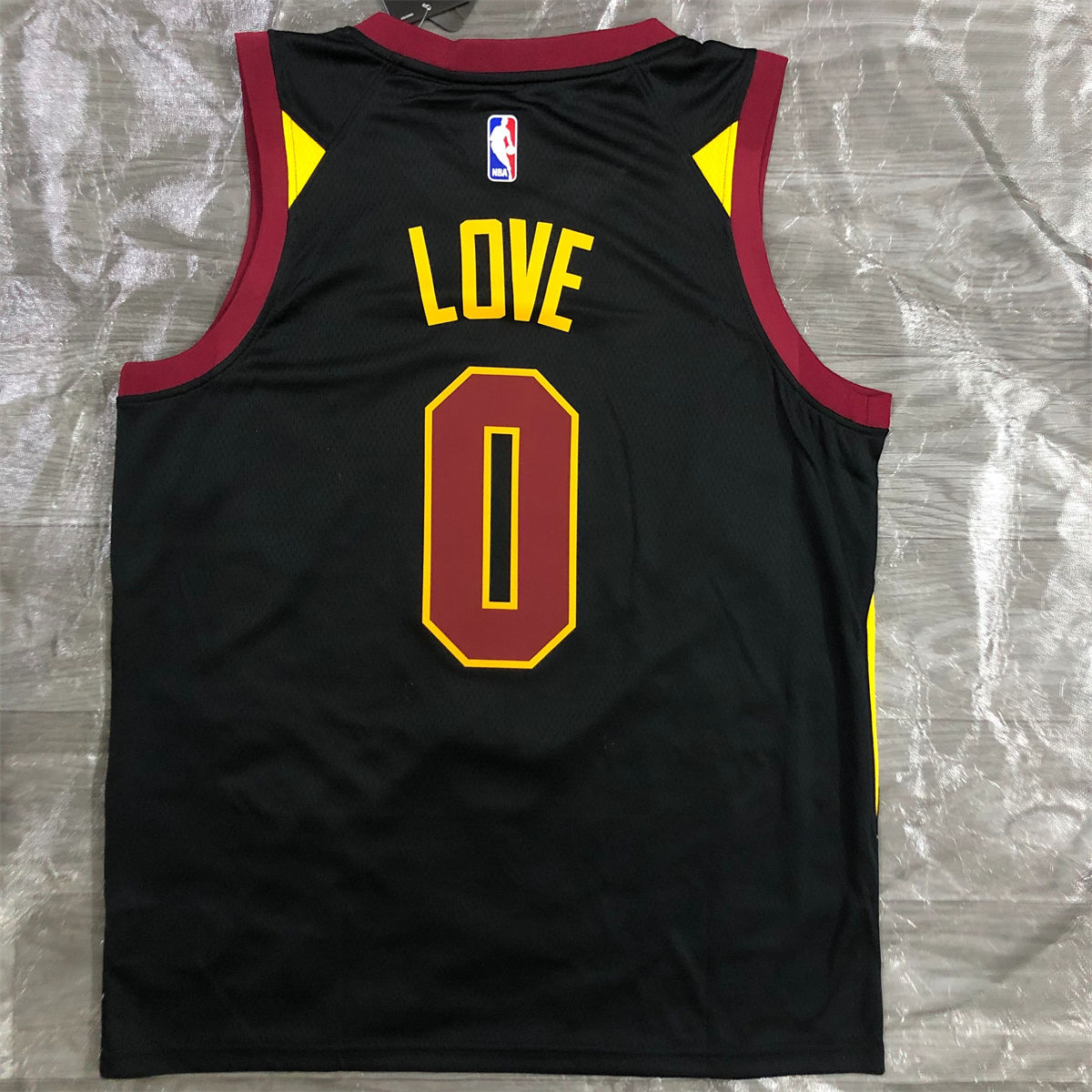 NBA Cleverland Cavaliers V-Neck Black jersey LOVE#0 S-XXL