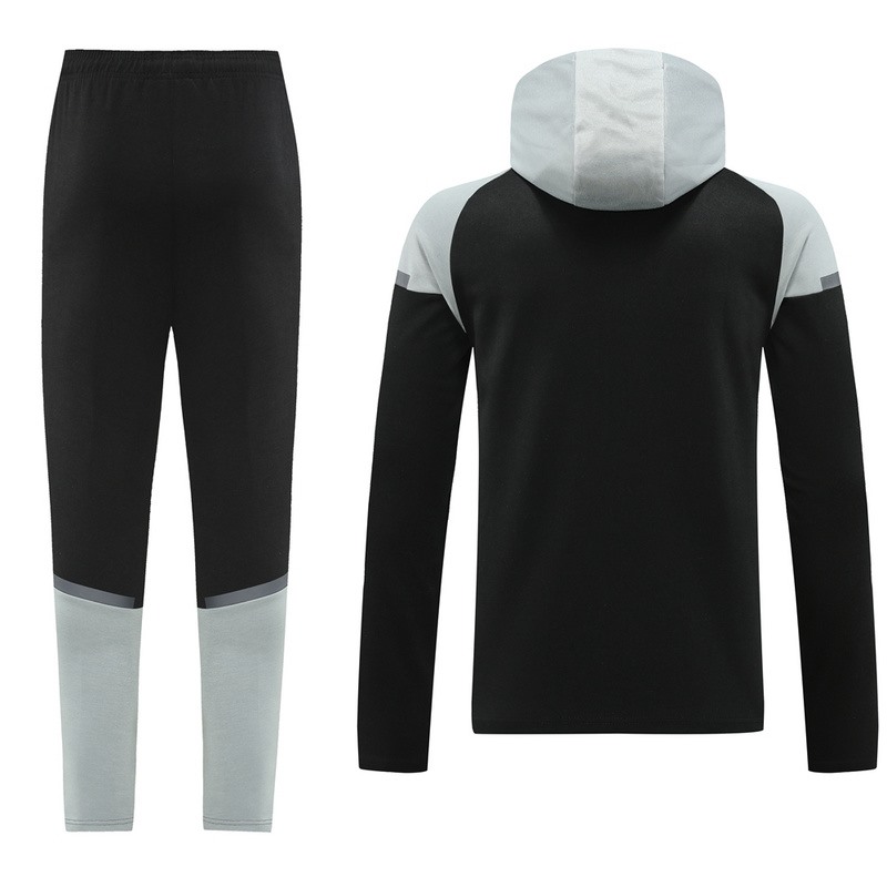 2024 Puma Black Hoodie Jacket Kit Set Football Team Shirt Sports Fashion