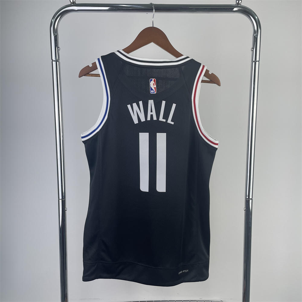 NBA Los Angeles Clippers V-Neck Black Jersey S-XXL