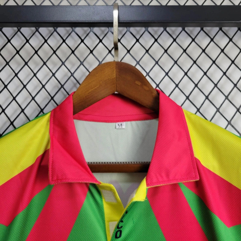 Retro Mexico 1998 World Cup Goalkeeper Green jersey Fan Version CAMPOS Number 1