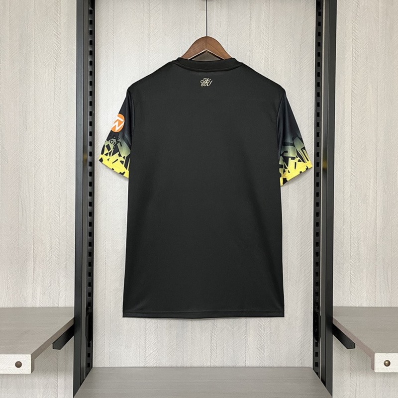 2025/26 Aston Villa Black Jersey Fan Version