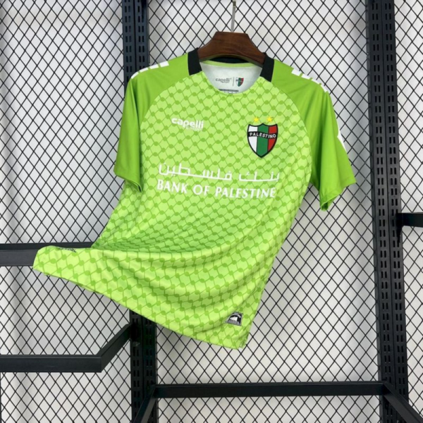 2025/26 CD Palestino Light Green Jersey Fan Version