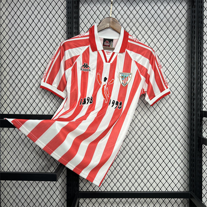Retro Athletic Bilbao 100th Anniversary Home Stadium jersey Fan Version