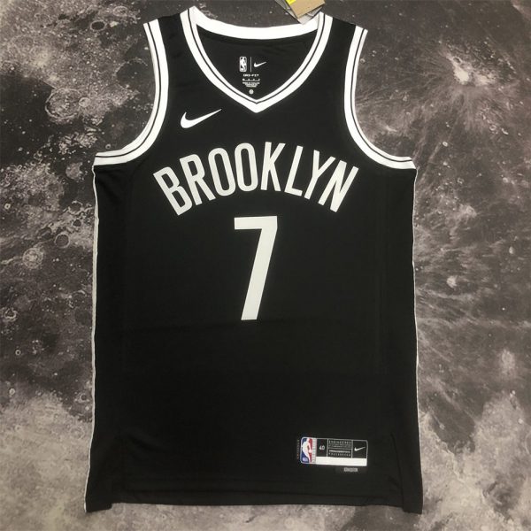 NBA Brooklyn Nets 2022/23 Black Icon Edition Swingman Jersey S-XXL