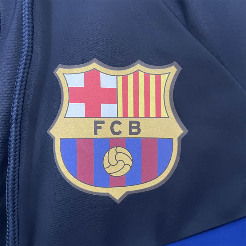 24/25 Barcelona Windbreaker White Sport Unifom jersey Sport Unifom