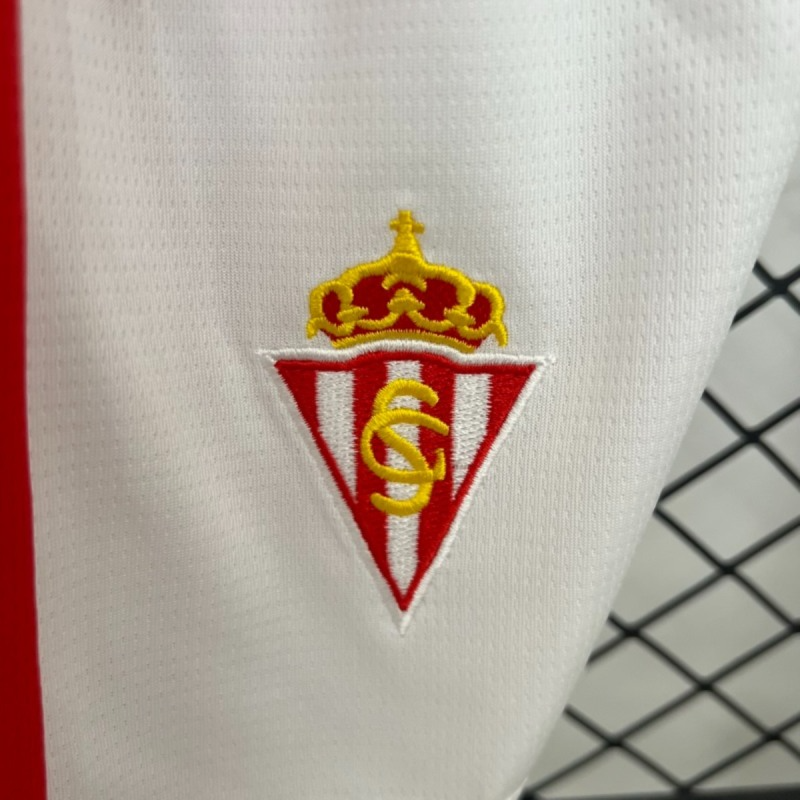 2025/26 Sporting Gijon Home jersey kids Kits size: 16-28