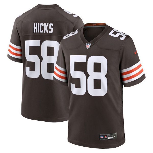 NFL Cleveland Browns Jeysey HICKS #58