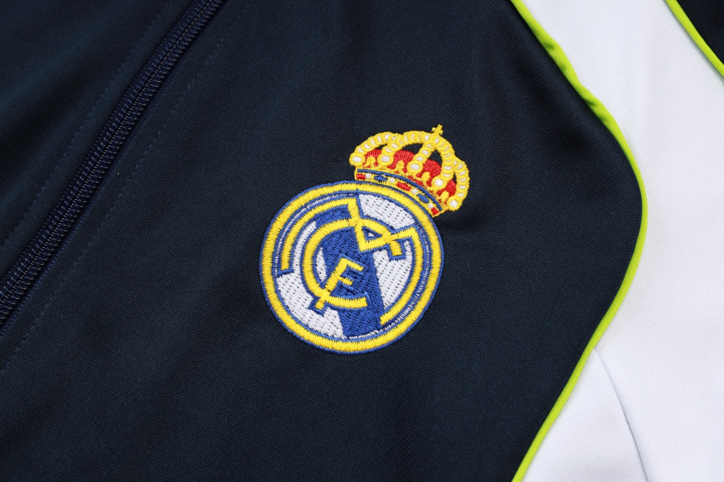2025/26 Real Madrid cyan Jacket Training Suit Set Football Team Shirt Sports Fashion