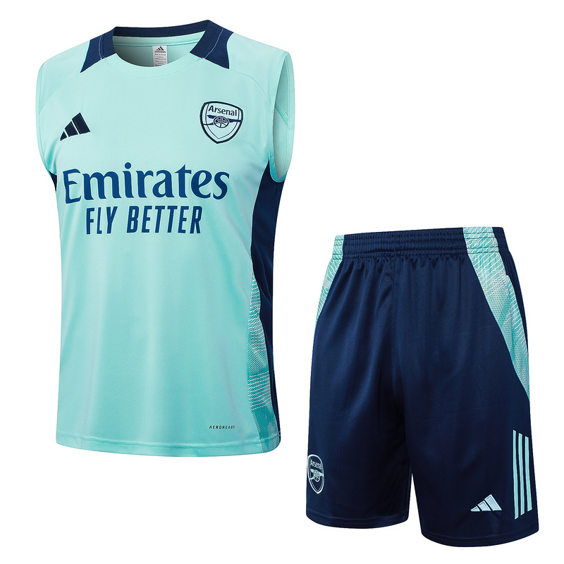 24/25 Arsenal Light green Training Set Shirt and Shorts