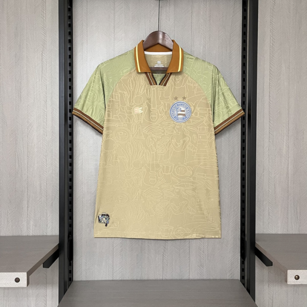 2025/26 Bahia Beige Jersey Fan Version