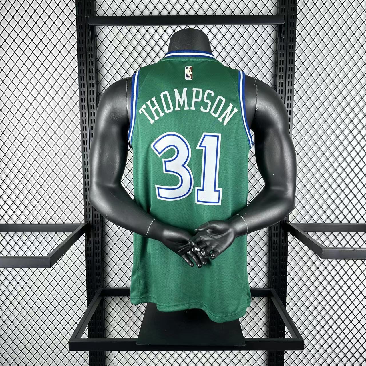 NBA Dallas Mavericks Round Neck Green Jersey THOMPSON#31 S-XXL