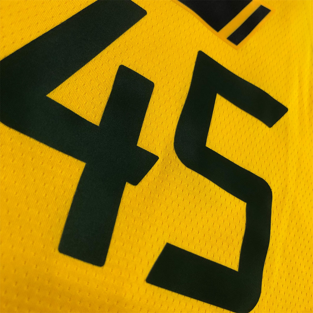 NBA Utah Jazz V-Neck Yellow Jersey MITCHELL#45 S-XXL