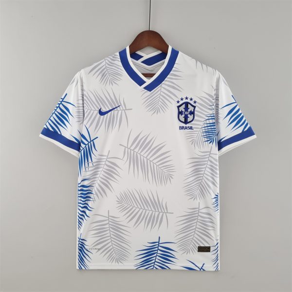 2022 Brazil Cliassic White jersey Fan Version