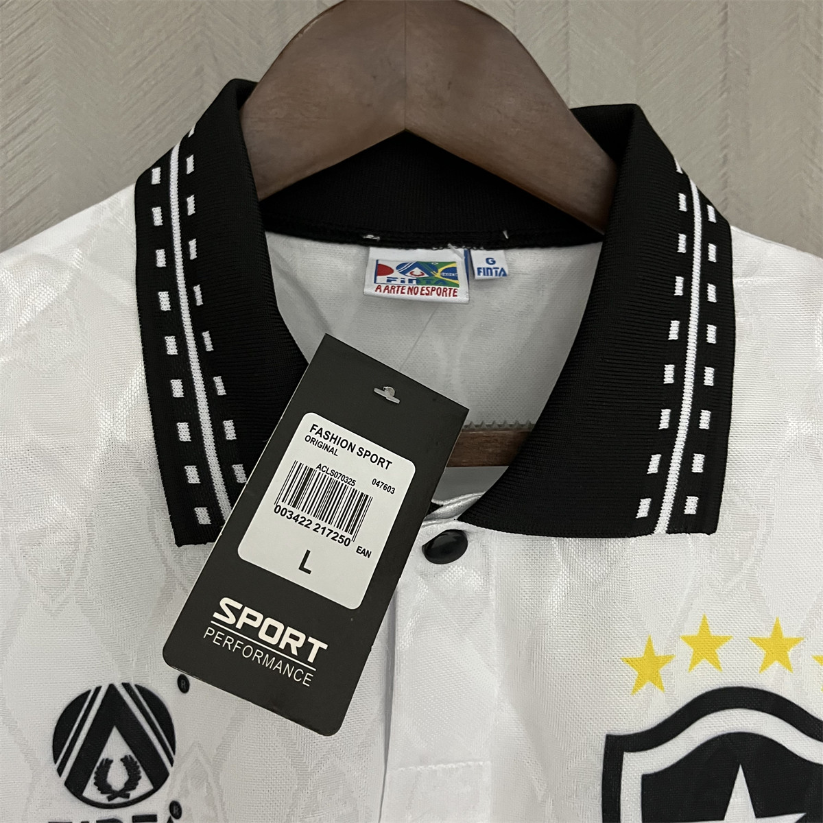 Retro  Botafogo 1995 II Away jersey Fan Version