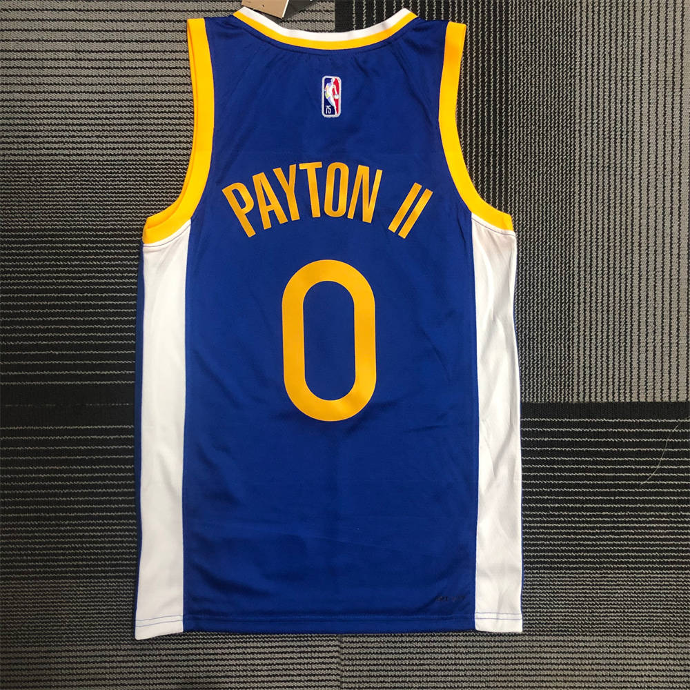 NBA Golden State Warriors V-Neck Blue Jersey PAYTON Ⅱ#0 S-XXL