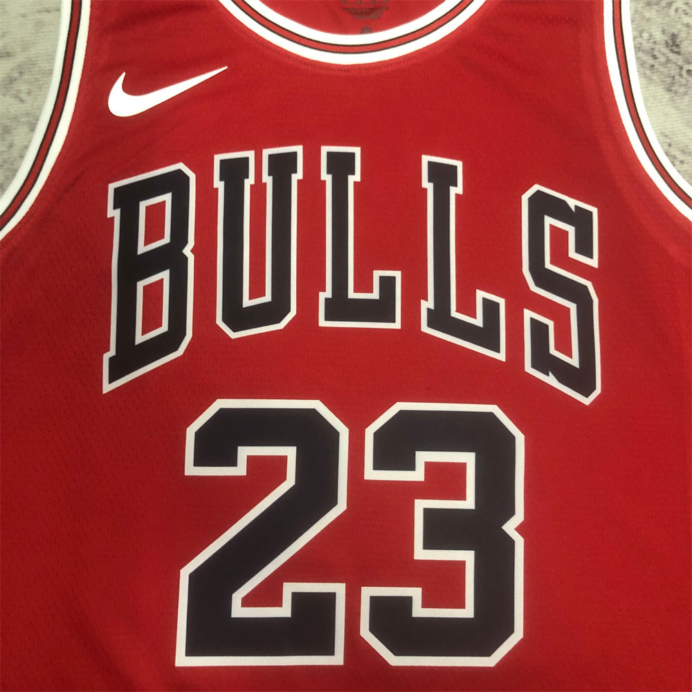 NBA Chicago Bulls JORDAN#23 2022/23 Red Icon Edition Swingman Jersey S-XXL