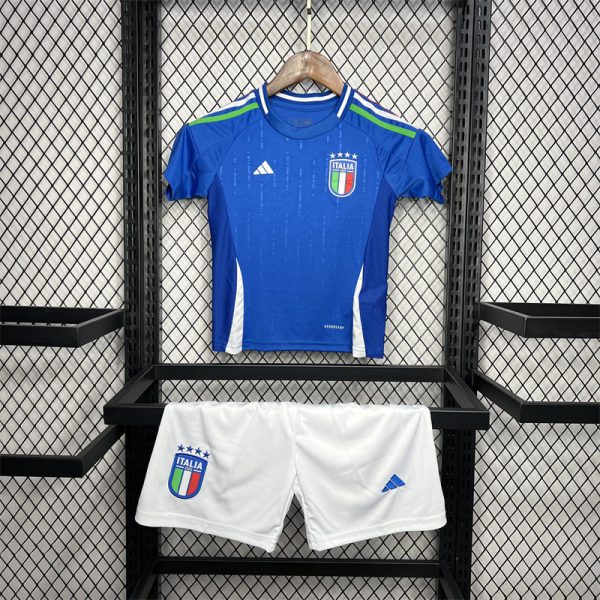 2024/25 Italy Euro Home jersey Kid Kits Size 16-28