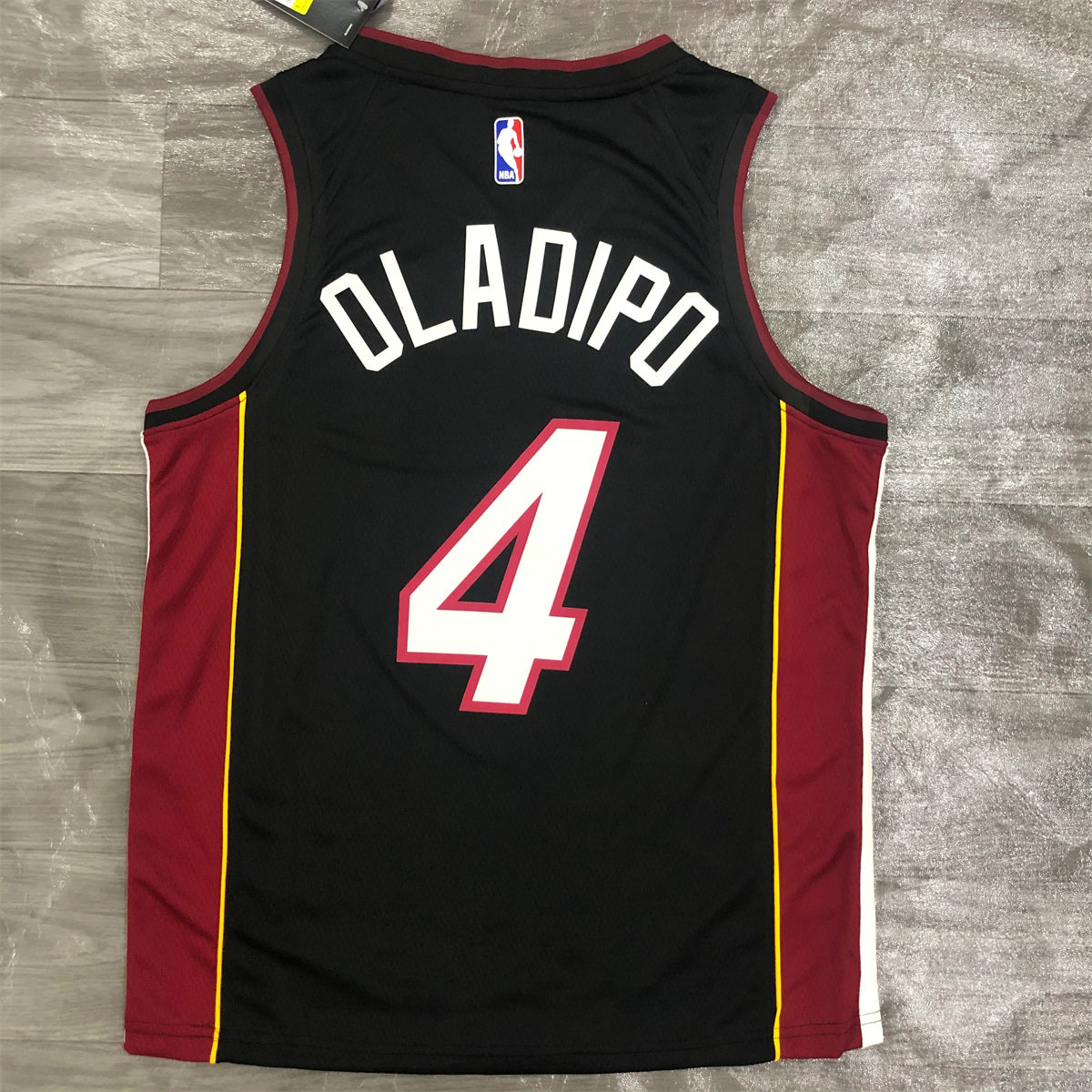 NBA Miami Hearts V-Neck Black Jersey OLADIPO#4 S-XXL