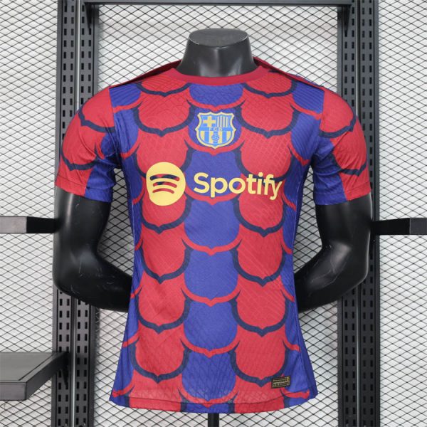 2024 New Barcelona Pre-match Server Edition Jersey Player Version