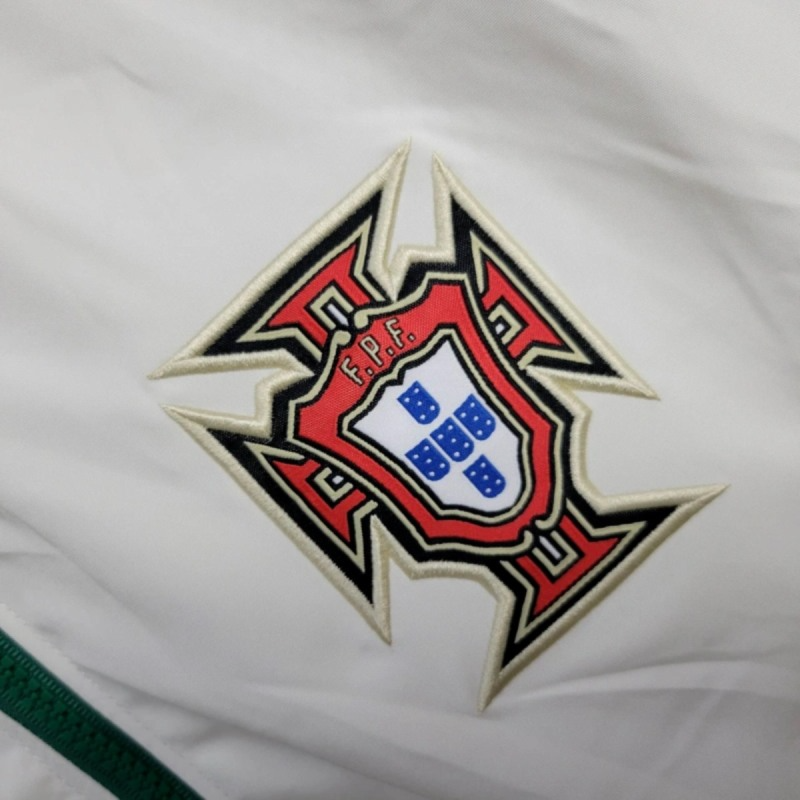 2025 Portugal White Windbreaker Sport Unifom jersey Sport Unifom