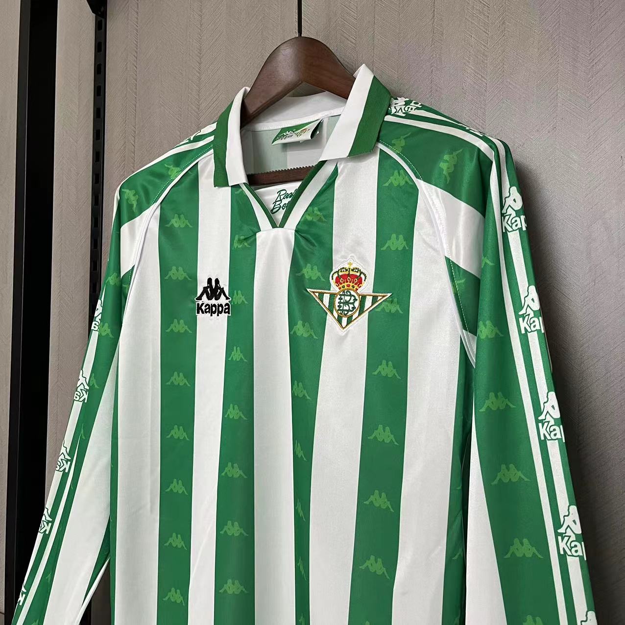 Retro Real Betis 95/97 Home Long Sleeve jersey Fan Version