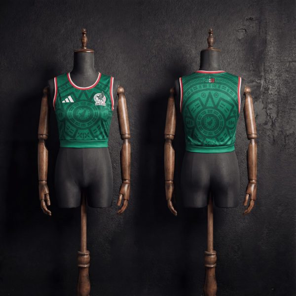 Women's Football Vest Mexico 2026 World Cup Home Jersey