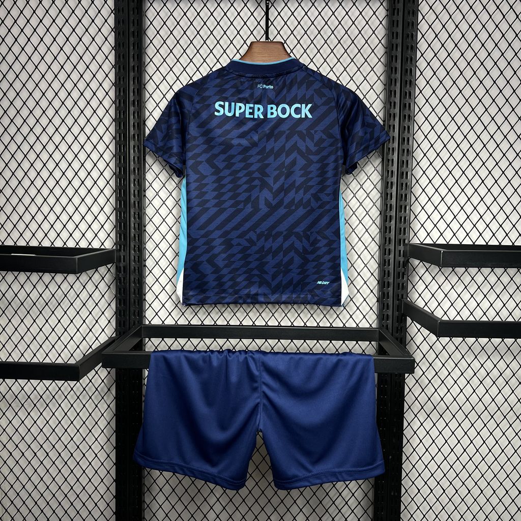 24/25 Kids Porto Third Away jersey Kid Kits Size 16-28
