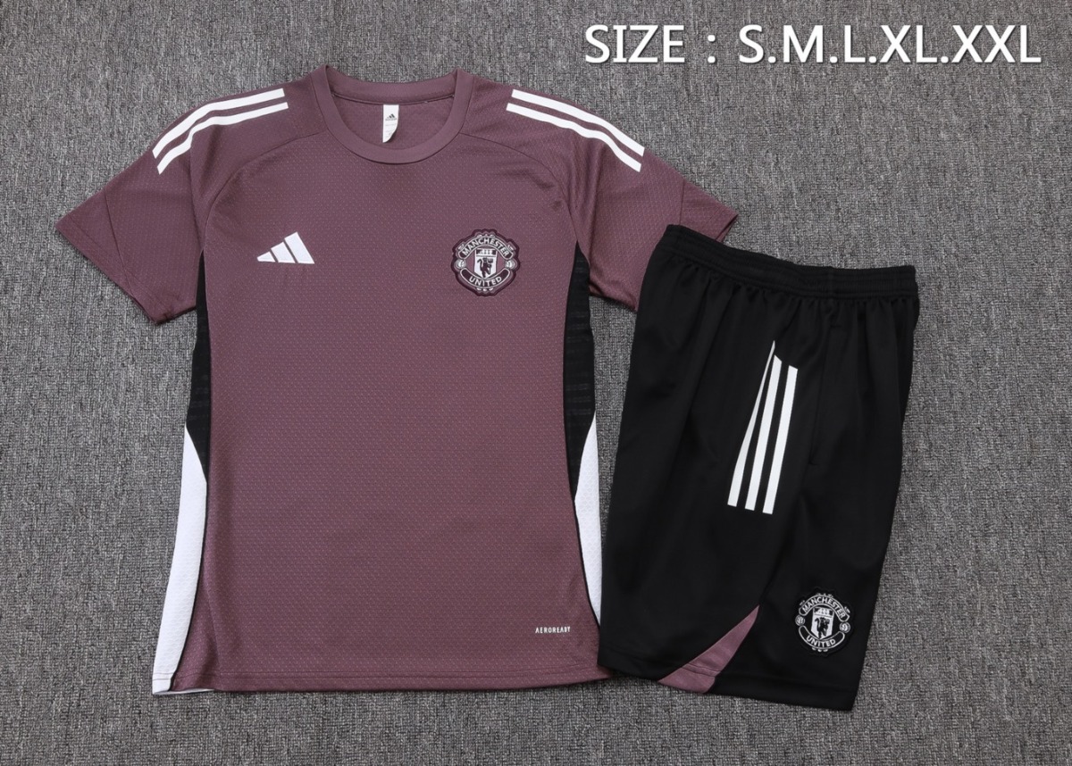 2026 Manchester United Dusty Purple Training Set Shirtand Shorts