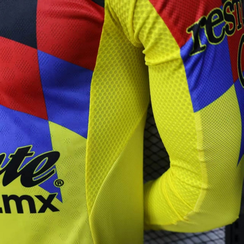 2025/26 Club America Home Long Sleeve Jersey Player Version