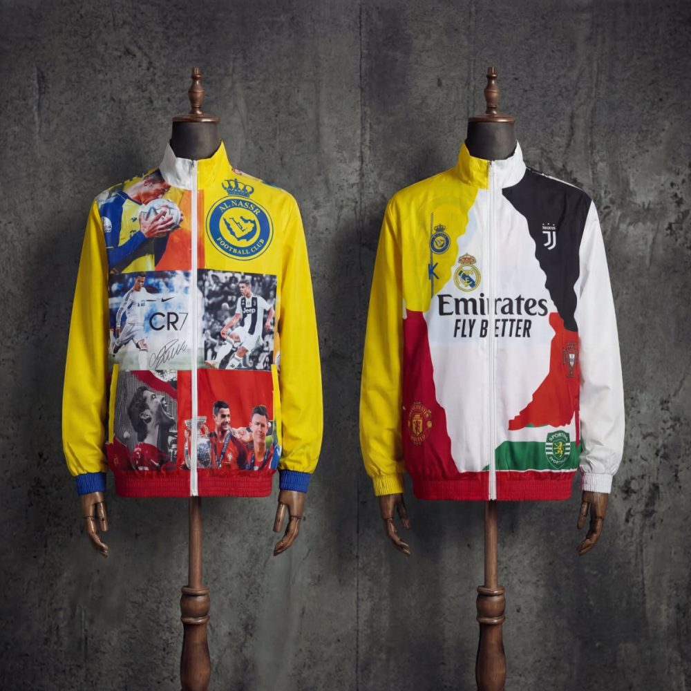 2026 Cristiano Ronaldo Commemorative Edition Reversible Windbreaker Sport Unifom