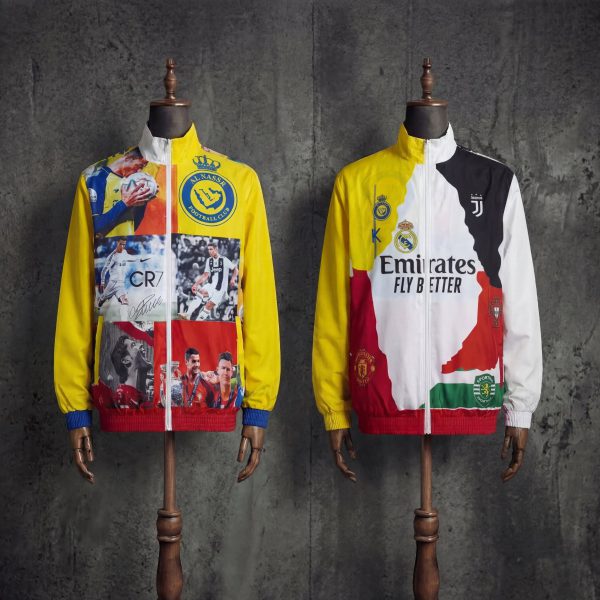 2026 Cristiano Ronaldo Commemorative Edition Reversible Windbreaker Sport Unifom