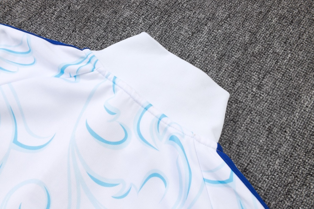 2026 Argentina White Jacket Training Suit Set
