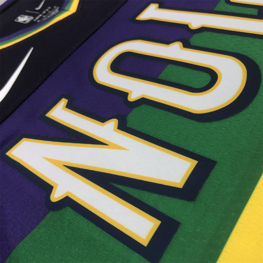 NBA New Orleans Pelicans V-Neck Black jersey INGRAM#14 S-XXL