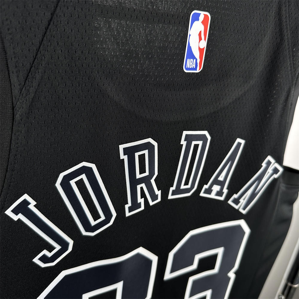 NBA Chicago Bulls Michael JORDAN#23 Honor Edition Black Jersey S-XXL