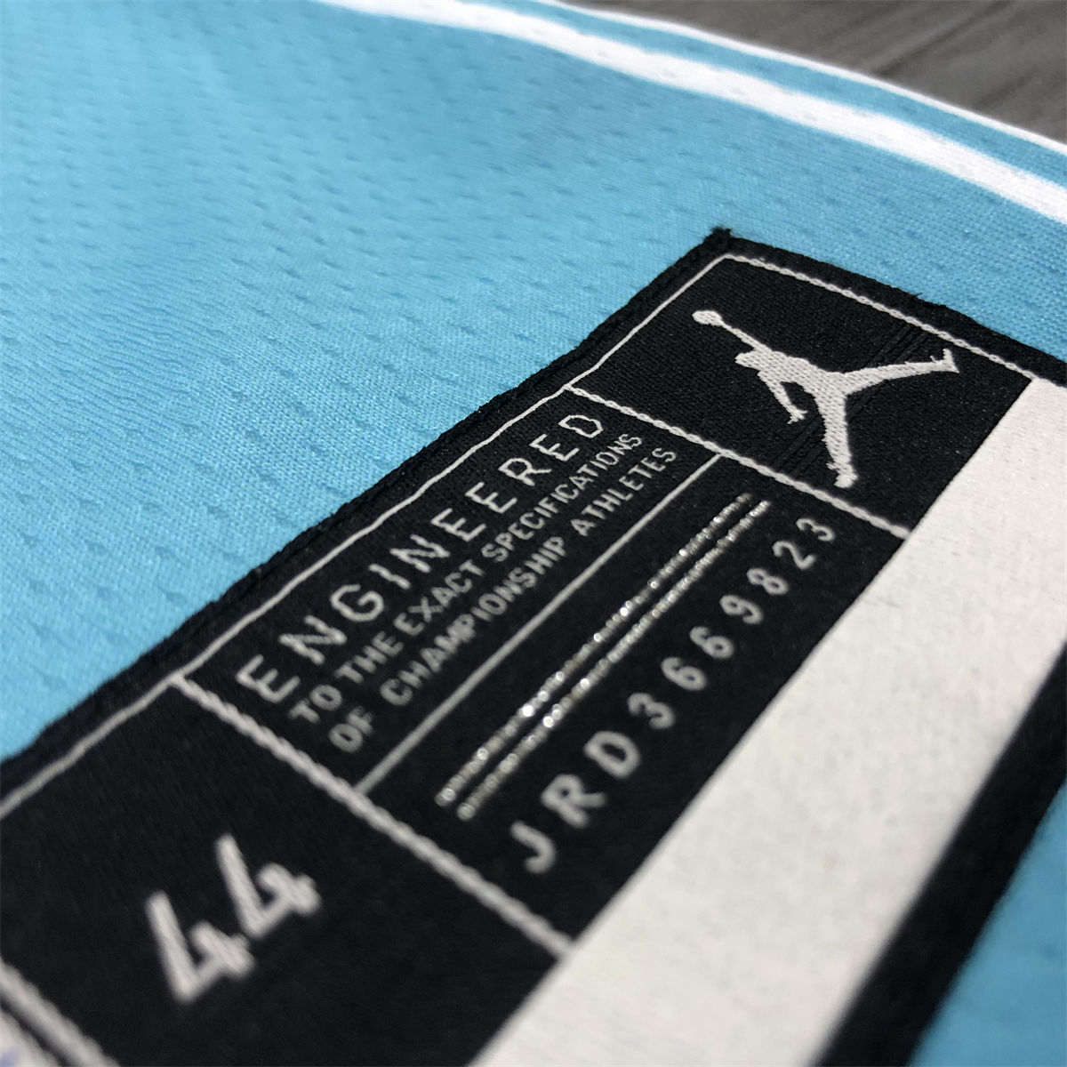 NBA Charlotte Hornets V-Neck Light Blue Jersey BALL#2 S-XXL