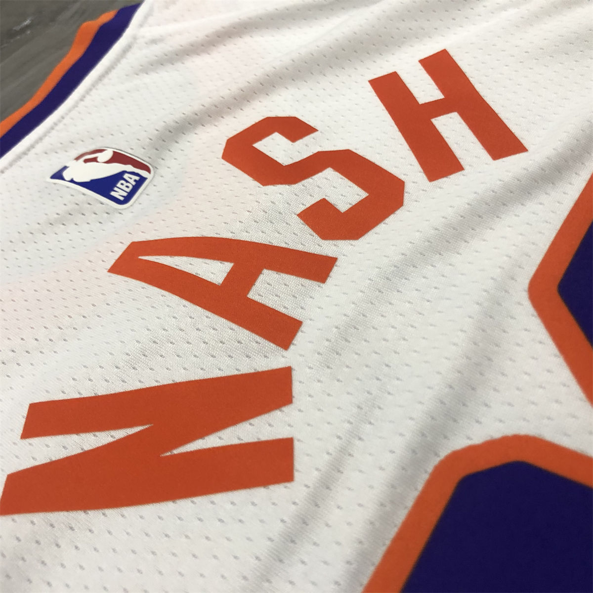 NBA Phoenix Suns V-Neck White jersey NASH#13 S-XXL