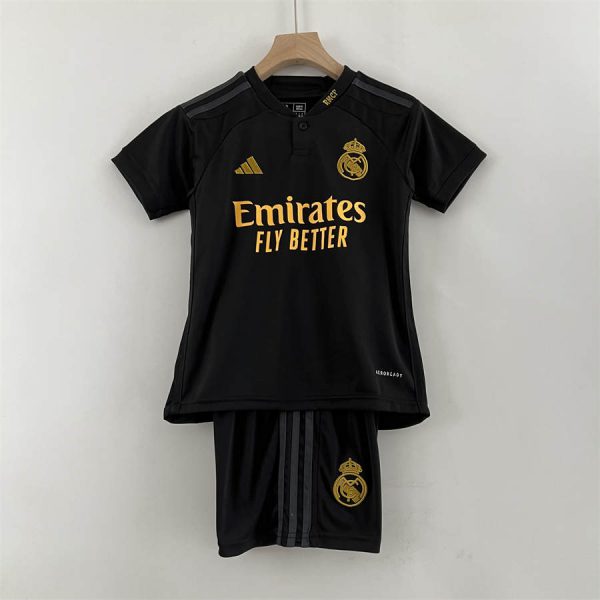 23/24 Kids Real Madrid Third Away jersey Kid Kits Size 16-28