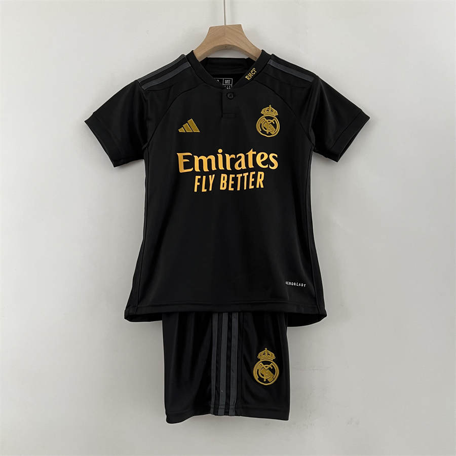 23/24 Kids Real Madrid Third Away jersey Kid Kits Size 16-28
