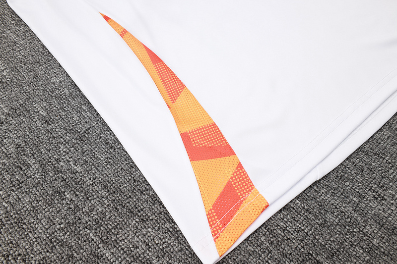 24/25 Real Madrid White Training Set Shirt and Shorts