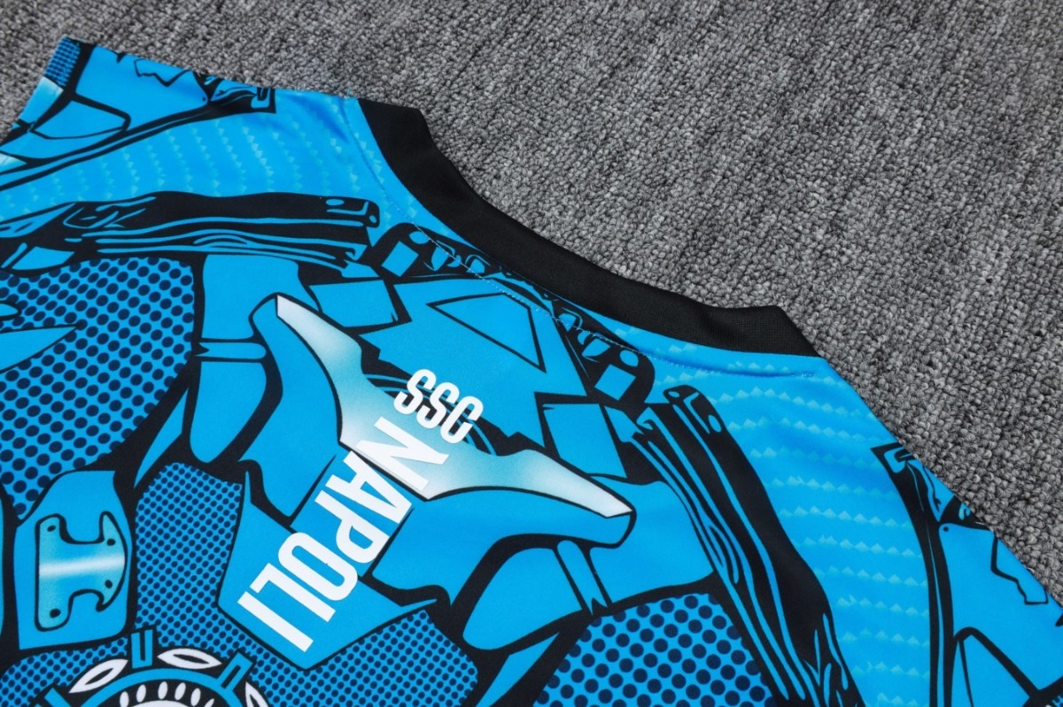 2026 Naples Blue Training Set Shirt and Shorts