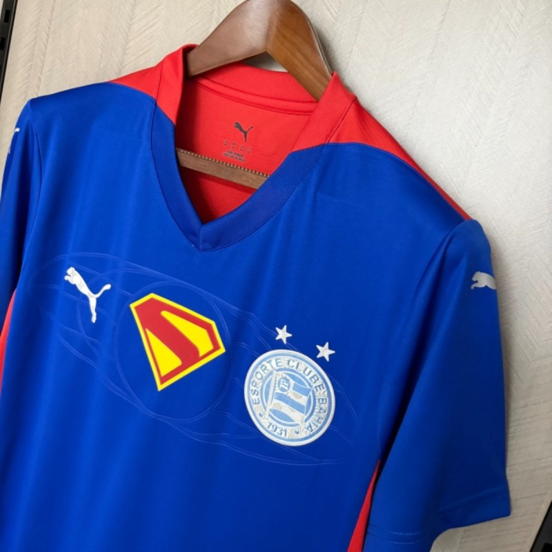2025/26 Bahia Superman Blue jersey Fan version